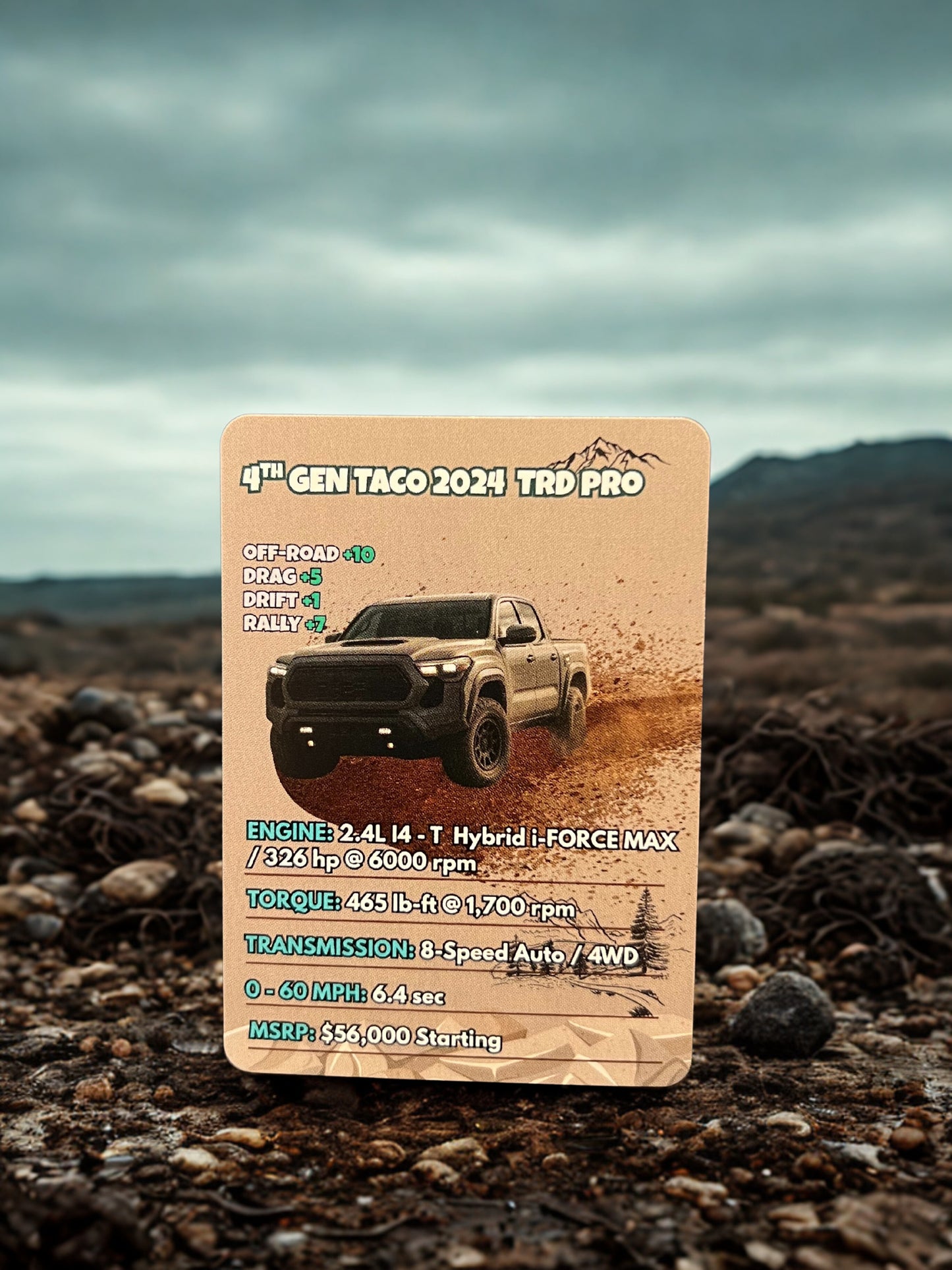 Coming Soon!!  All Generations of the Taco – CarStak Collector Cards